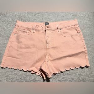 NY&C Pink Jean Shorts Size 12